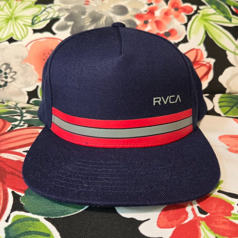 RVCA Men's Snapback Baseball Cap Navy